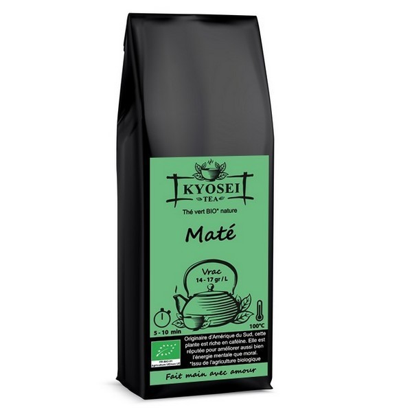 Sachet du maté bio du Brésil  200 gr - Kyosei Tea