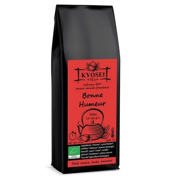 Sachet d'infusion Bonne Humeur bio 100 gr - Kyosei Tea