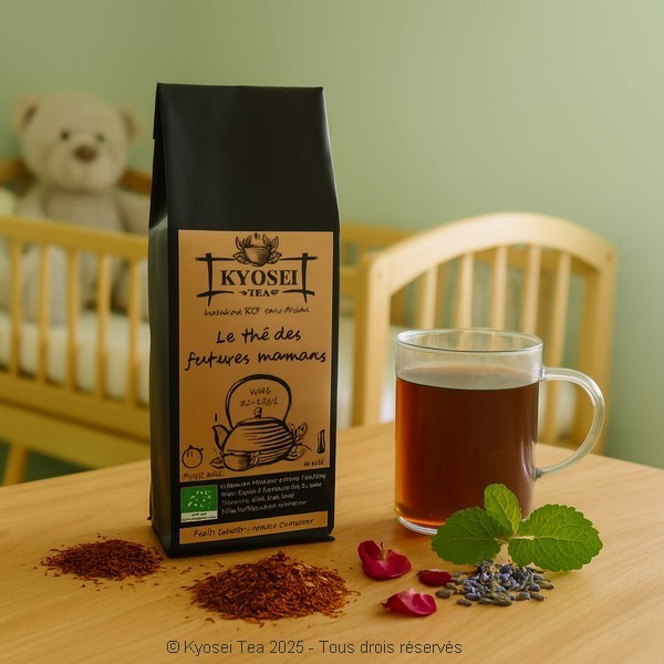 Présentation de l'infusion de Thé des futures des mamans bio - Kyosei Tea