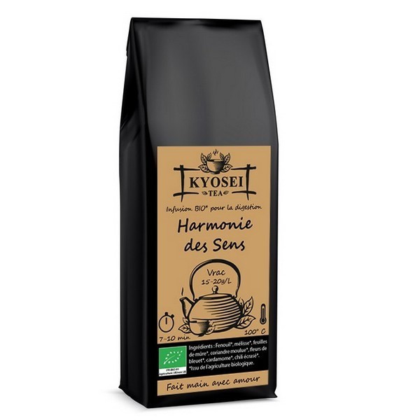 Sachet d'Infusion de Harmonie des Sens bio 100 gr - Kyosei Tea