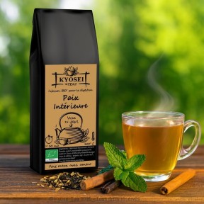 Présentation de l'infusion Paix Intérieure bio - Kyosei Tea