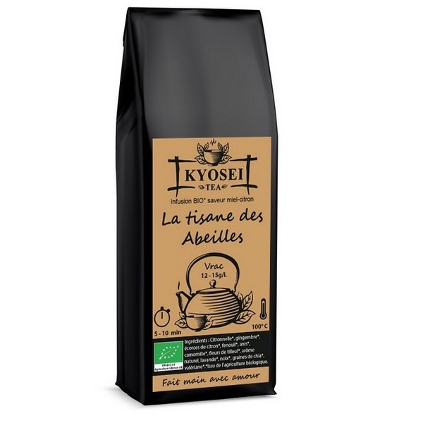 Sachet d'infusion Tisane des Abeilles bio 80 gr - Kyosei Tea