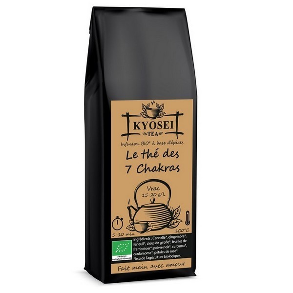 Sachet d'infusion Le Thé des 7 Chakras bio 100 gr - Kyosei Tea