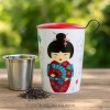 Présentation de la tisanière Geisha rouge Eigenart - Kyosei Tea