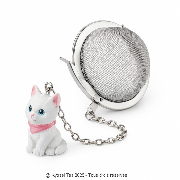 Chat blanc Kohana - Kyosei Tea