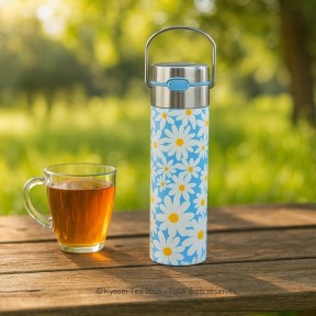 Présentation du thermos Daisy Blue - Kyosei Tea