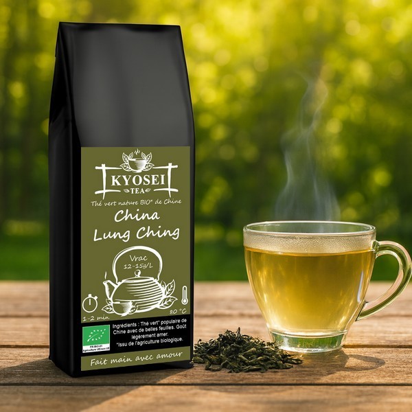 Présentation du thé vert Lung Ching Bio - Kyosei Tea