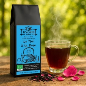Présentation du thé à la rose bio - Kyosei Tea
