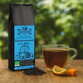 Présentation du thé noir Passionnément, à la folie bio - Kyosei Tea