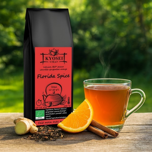 Présentation de l'infusion Florida Spice bio - Kyosei Tea