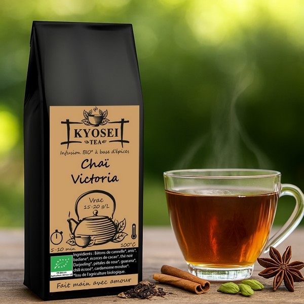 Présentation de l'infusion de Chaï Victoria bio - Kyosei Tea