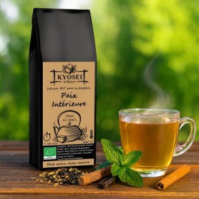 Présentation de l'infusion Paix Intérieure bio - Kyosei Tea