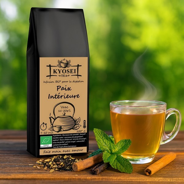 Présentation de l'infusion Paix Intérieure bio - Kyosei Tea