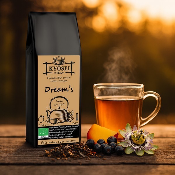 Présentation de l'infusion Dream's bio - Kyosei Tea