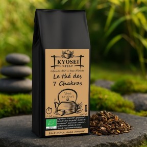 Présentation du Thé des 7 Chakras bio 100 gr - Kyosei Tea