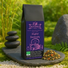 Présentation de l'infusion Night Serenity Bio - Kyosei Tea