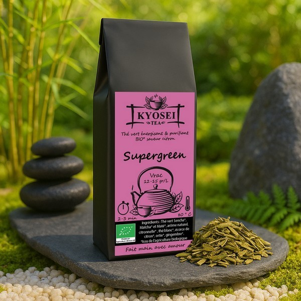 Présentation du thé Supergreen Bio - Kyosei Tea