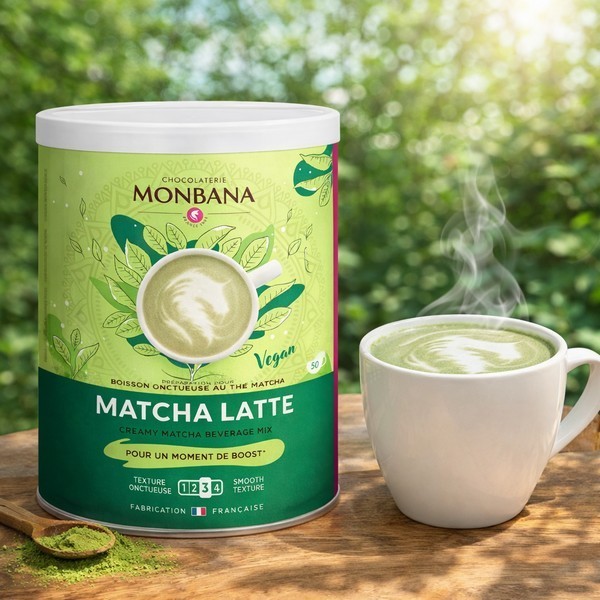 Présentation du Matcha Latte Végan de chez Monbana - Kyosei Tea
