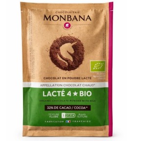Dosette de chocolat lacté bio Monbana - Kyosei Tea