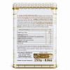 Face arrière de la boîte de chocolat de Noël blanche 250 gr - Kyosei Tea