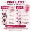 Préparation du Pink Latte Végan de chez Monbana - Kyosei Tea